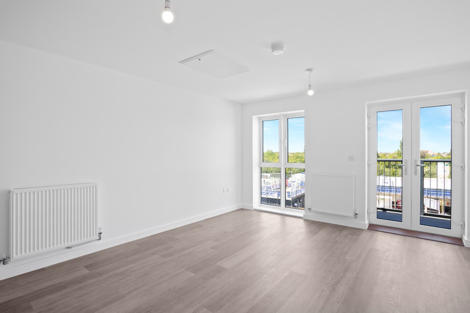 Plot 51 living room, empty